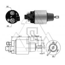 起動機(jī)電磁開關(guān)F-000-SH0-182 ZF 5-972