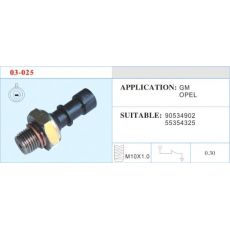 03-025 機油壓力開關(guān) 汽車部件