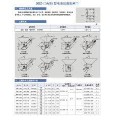 DSZ- □ A （ B ）型 電液動扇形閘門