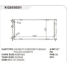 大眾散熱器VW SEAT CORDOBT II IBIZAII POLOIV CADDY II