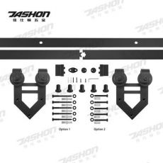 美式谷倉門軌道吊軌滑輪五金移門室內門廚房門軌道滑軌